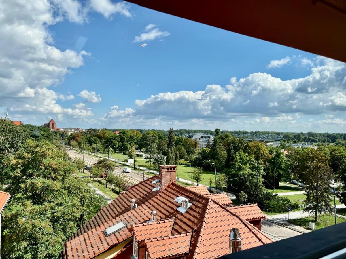 Chopin View - Apartament Z Widokiem ทอรูน ภายนอก รูปภาพ