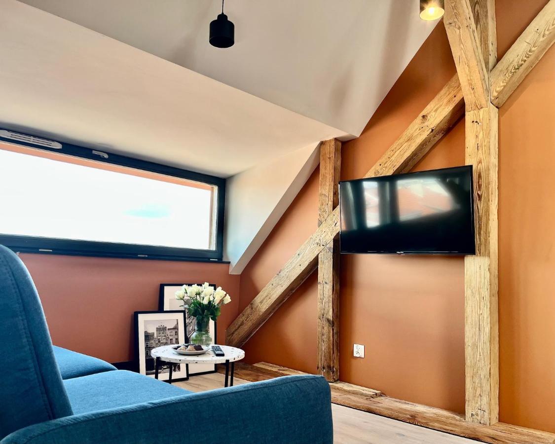 Chopin View - Apartament Z Widokiem ทอรูน ภายนอก รูปภาพ